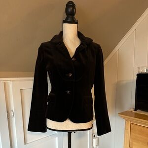 J. Crew Bella Brown Velvet Women's Blazer
